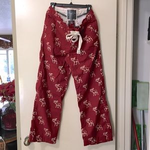Abercrombie & Fitch men’s flannel pajama bottoms